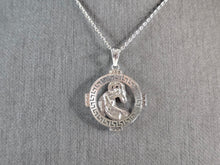 Load image into Gallery viewer, Womens Sterling Silver Aries Zodiac Pendant Necklace 3.5g E7291