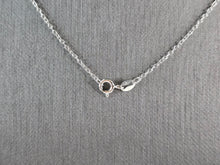 Load image into Gallery viewer, Womens Vintage Estate Sterling Silver Topaz Pendant Necklace 4.0g E7292