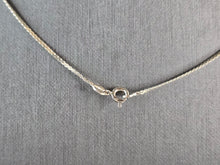 Load image into Gallery viewer, Womens Vintage Estate Sterling Silver Diamond Heart Pendant Necklace 10.3g E7295