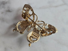 Load image into Gallery viewer, Womens Vintage Estate Sterling Silver Butterfly Brooch 5.7g E7315