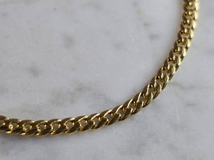 Vintage Estate 14K Yellow Gold Chain Bracelet 3.6g E7328