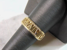 Load image into Gallery viewer, Womens Vintage Estate 10K Yellow Gold Modernist Ring 4.8g E732