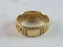Load image into Gallery viewer, Womens Vintage Estate 10K Yellow Gold Modernist Ring 4.8g E732