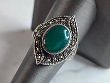 Load image into Gallery viewer, Womens Vintage Estate Sterling Silver Modernist Ring 6.7g E7339