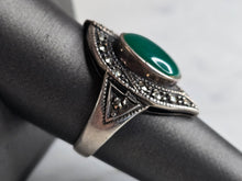 Load image into Gallery viewer, Womens Vintage Estate Sterling Silver Modernist Ring 6.7g E7339