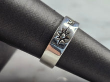Load image into Gallery viewer, Womens Vintage Estate Sterling Silver Blessed Band Ring Fetched 4.2g E7348