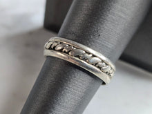 Load image into Gallery viewer, Womens Vintage Estate Sterling Silver Modernist Ring 4.3g E7351