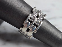 Load image into Gallery viewer, Womens Vintage Estate Sterling Silver CZ Ring 6.4g E7360