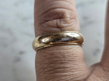 Load image into Gallery viewer, Womens Vintage Estate 14K Yellow Gold Devotion Band Wedding Ring 5.0g E7363