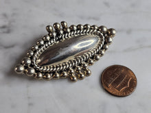 Load image into Gallery viewer, Womens Vintage Estate Sterling Silver Modernist Brooch 19.5g E7369