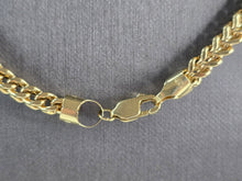Load image into Gallery viewer, Womens Vintage Estate 10K Yellow Gold Franco Chain Necklace 37.0g E7376
