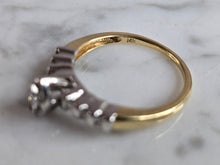 Load image into Gallery viewer, Womens Vintage Estate 14K Yellow Gold Diamond Ring 3.2g E7378