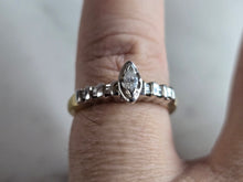 Load image into Gallery viewer, Womens Vintage Estate 14K Yellow Gold Diamond Ring 3.2g E7378