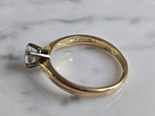 Load image into Gallery viewer, Womens Vintage Estate 14K Yellow Gold, .50cts Diamond Ring, 2.8g E7394