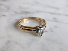 Load image into Gallery viewer, Womens Vintage Estate 14K Yellow Gold, .50cts Diamond Ring, 2.8g E7394