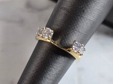 Load image into Gallery viewer, Womens Vintage Estate 14k Yellow Gold Diamond Ring Spacer 2.3g  #E7395