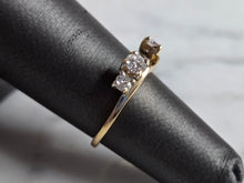 Load image into Gallery viewer, Womens Vintage Estate 14k Yellow Gold Diamond Ring Spacer 2.3g  #E7395