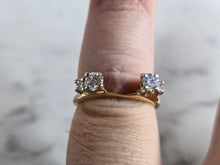 Load image into Gallery viewer, Womens Vintage Estate 14k Yellow Gold Diamond Ring Spacer 2.3g  #E7395