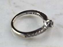Load image into Gallery viewer, Womens Estate 14K White Gold Ever Us Diamond Engagement Ring Set, 5.5g E7414