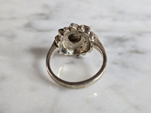 Load image into Gallery viewer, Womens Vintage Estate Sterling Silver Modernist Flower Ring 4.0g E7419