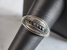 Load image into Gallery viewer, Womens Vintage Estate Sterling Silver Modernist Ring 4.0g E7420