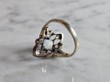 Load image into Gallery viewer, Womens Vintage Estate Sterling Silver Modernist Ring 4.3g E7425