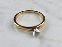 Load image into Gallery viewer, Womens Vintage Estate 14k Gold Artcarved Diamond Ring 1.9g #E7426