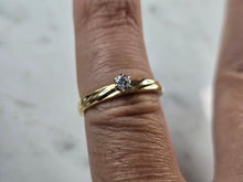 Load image into Gallery viewer, Womens Vintage Estate 14k Gold Artcarved Diamond Ring 1.9g #E7426