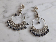 Load image into Gallery viewer, Womens Vintage Estate Sterling Silver Dangle Earrings 9.5g E7427