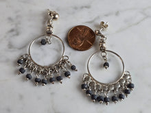 Load image into Gallery viewer, Womens Vintage Estate Sterling Silver Dangle Earrings 9.5g E7427