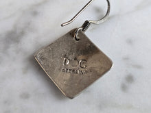 Load image into Gallery viewer, Womens Vintage Estate Sterling Silver Dangle Earrings 3.1g E7428