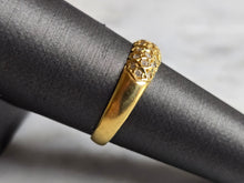 Load image into Gallery viewer, Womens Vintage Estate 18K Yellow Gold Diamond Ring 2.6g E7443