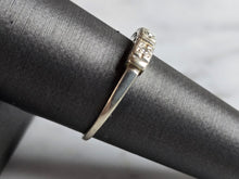 Load image into Gallery viewer, Womens Vintage Estate 14K White Gold Diamond Ring, 2.4g E7445