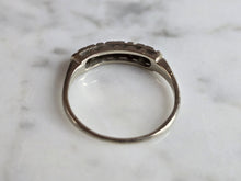 Load image into Gallery viewer, Womens Vintage Estate 14K White Gold Diamond Ring, 2.4g E7445
