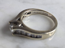 Load image into Gallery viewer, Womens Vintage Estate 14K White Gold Diamond Ring, 5.7g E7457