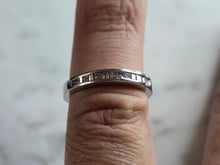 Load image into Gallery viewer, Womens Vintage Estate 14k White Gold Diamond Ring 2.5g #E7460