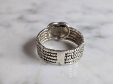 Load image into Gallery viewer, Womens Vintage Estate Sterling Silver Heart Ring 4.7g E7479