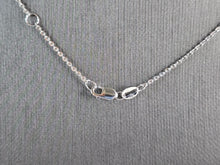 Load image into Gallery viewer, Womens Sterling Silver Blue Opal Modernist Pendant Necklace 5.3g E7491
