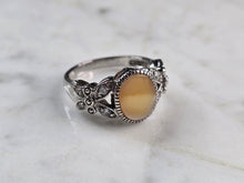 Load image into Gallery viewer, Womens Vintage Estate Sterling Silver Chrysoberyl CZ Ring 4.4g E7500