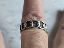 Load image into Gallery viewer, Womens Vintage Estate Sterling Silver Modernist Ring 4.3g E7503