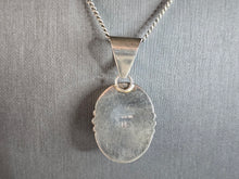 Load image into Gallery viewer, Womens Vintage Estate Sterling Silver Tiger's Eye Pendant Necklace 19.8g E7522