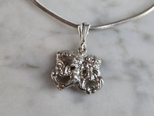 Load image into Gallery viewer, Womens Vintage Estate Sterling Silver Modernist Charm Anklet 5.9g E7529