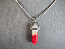 Load image into Gallery viewer, Womens Vintage Estate Sterling Silver Necklace w/ Prism Pendant 12.9g E7530