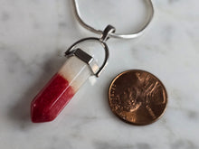 Load image into Gallery viewer, Womens Vintage Estate Sterling Silver Necklace w/ Prism Pendant 12.9g E7530