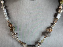 Load image into Gallery viewer, Womens Vintage Estate Sterling Silver Modernist Tres Jolie Necklace 46.5g E7542