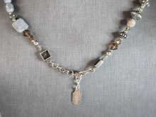 Load image into Gallery viewer, Womens Vintage Estate Sterling Silver Modernist Tres Jolie Necklace 46.5g E7542