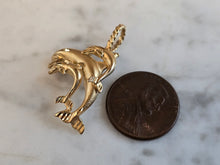 Load image into Gallery viewer, Womens Vintage Estate 14K Gold Michael Anthony Dolphin Pendant 3.3g E7546