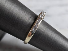 Load image into Gallery viewer, Womens Vintage Estate 10K White Gold Diamond Ring 2.1g E7555