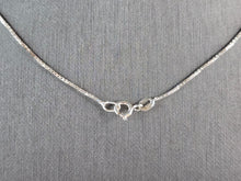 Load image into Gallery viewer, Womens Sterling Silver Modernist CZ Pendant Necklace 6.4g E7558