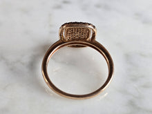 Load image into Gallery viewer, Womens Vintage Estate 14k Rose Gold Diamond Ring 2.3g #E7566